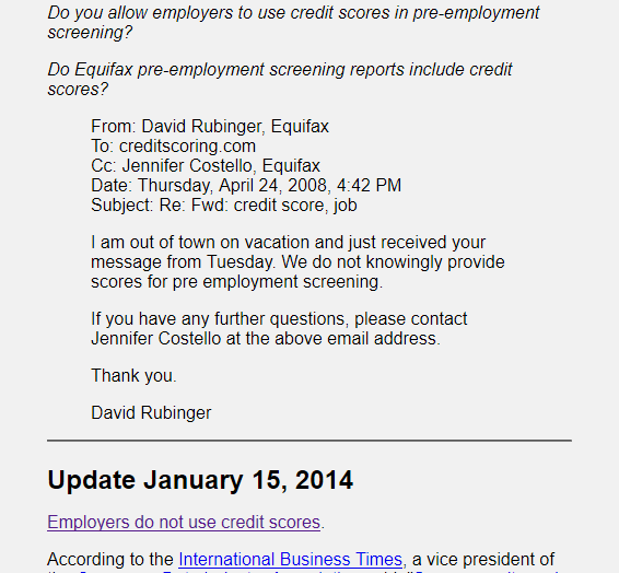 Equifax reply